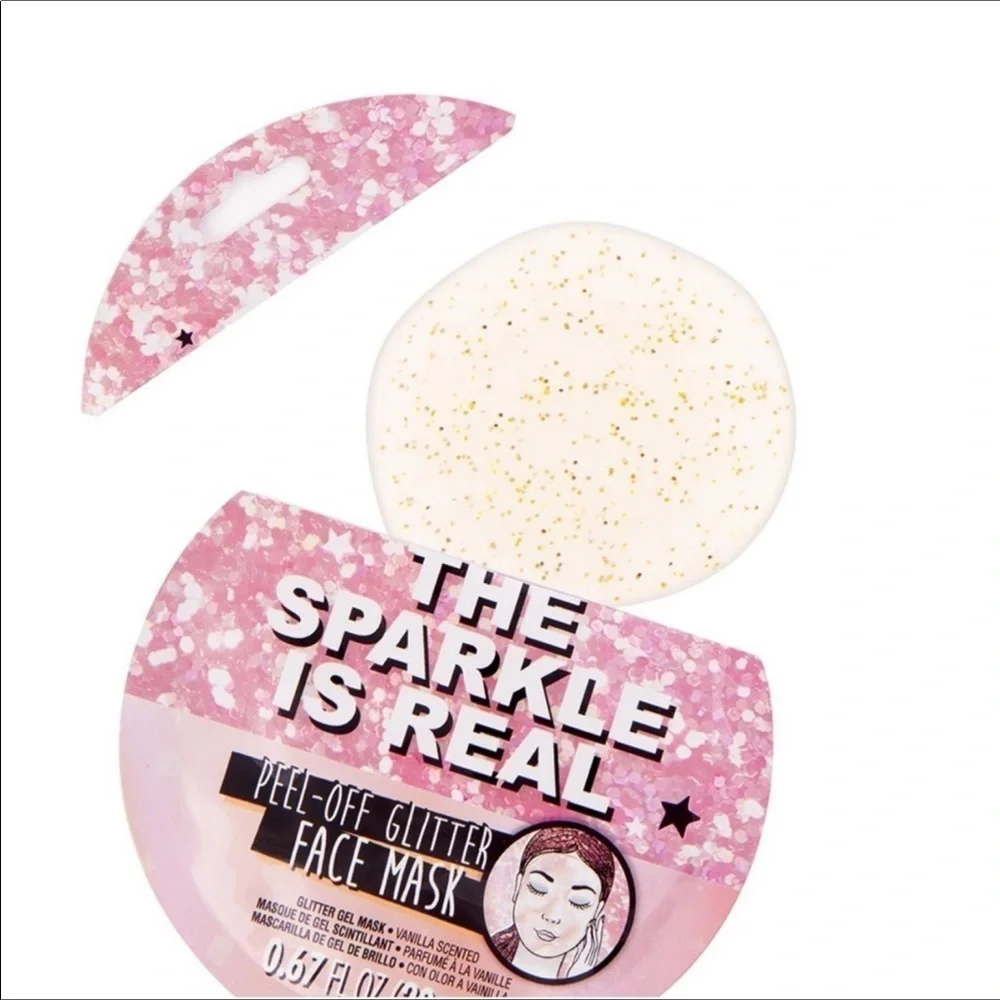 Face Mask Glitter Beauty Face Mask and Pouch Gift Set
